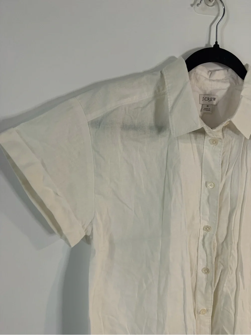 J. Crew slim fit linen blend shirt